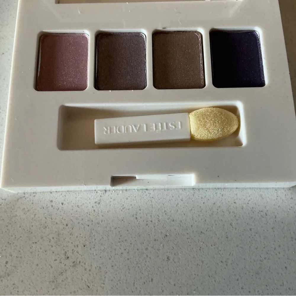 Estée Lauder pure color eyeshadow/ombre,tranquil moon,indescent violet,amethyst